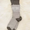 Ladies' Cashmere Cotton Fair Isle Socks 2 Ladies' Cashmere Cotton Fair Isle Socks -Celtic And Co Sales 104948