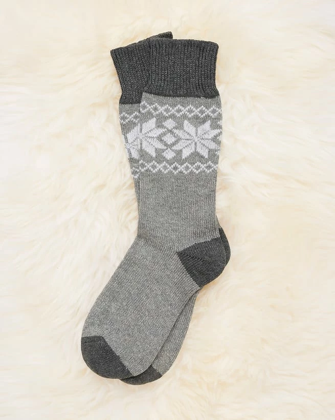 Ladies' Cashmere Cotton Fair Isle Socks 4 Ladies' Cashmere Cotton Fair Isle Socks - Image 2