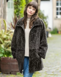 Reversible Funnel Neck Coat 8 Reversible Funnel Neck Coat -Celtic And Co Sales 105037 1