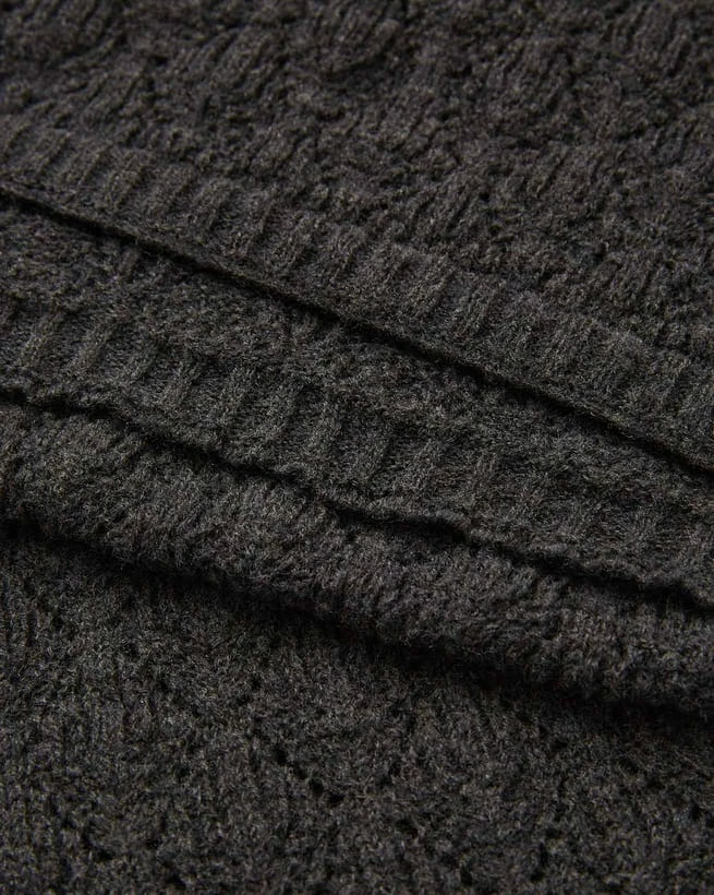 Pointelle Merino Scarf 5 Pointelle Merino Scarf - Image 3