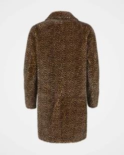 Cheetah Print Shearling Coat -Celtic And Co Sales 106195