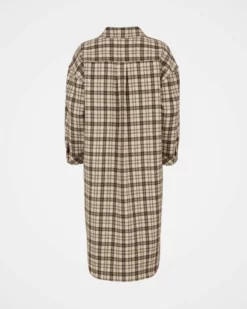 Wool Long Line Shacket -Celtic And Co Sales 106272