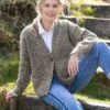 Alpaca Tweed Cardigan 2 Alpaca Tweed Cardigan -Celtic And Co Sales 107008
