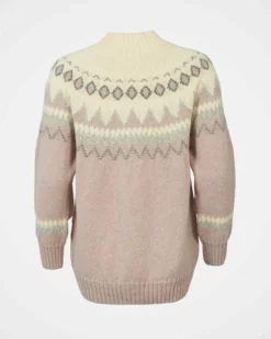 Diamond Fair Isle Sweater -Celtic And Co Sales 107033
