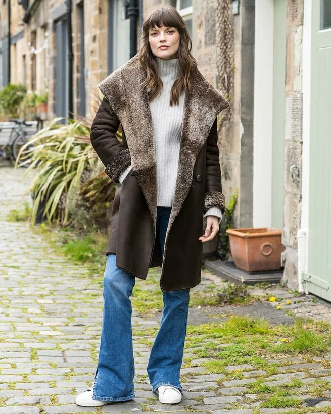 Shawl Collar 3/4 Coat 3 Shawl Collar 3/4 Coat