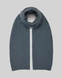 Lambswool Moss Stitch Scarf -Celtic And Co Sales 109343