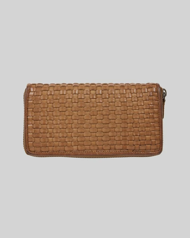 Woven Leather Matinee Purse 3 Woven Leather Matinee Purse