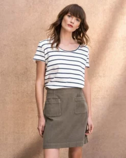 Organic Cotton Corduroy Skirt -Celtic And Co Sales 119115