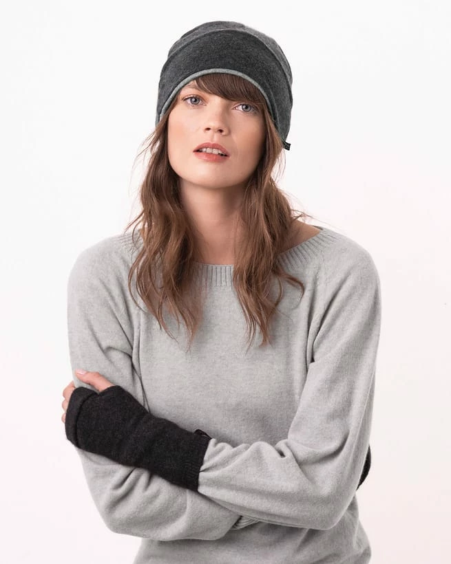 Recycled Cashmere Fingerless Gloves 4 Recycled Cashmere Fingerless Gloves - Image 2