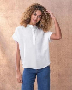 Half Placket Blouse