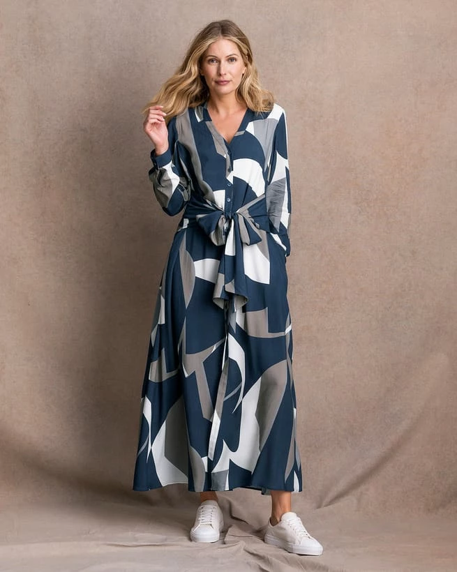 Tie Front Midi Dress 4 Tie Front Midi Dress - Image 2