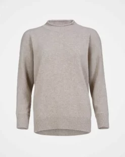 Alpaca Merino Slouch Crew Sweater -Celtic And Co Sales 124815