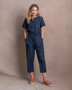 Linen/Cotton Jumpsuit