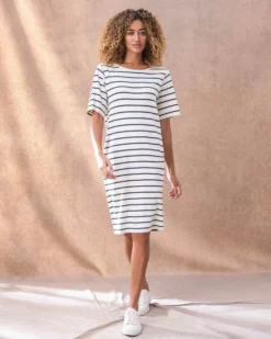 Organic Cotton T-Shirt Knee Length Dress