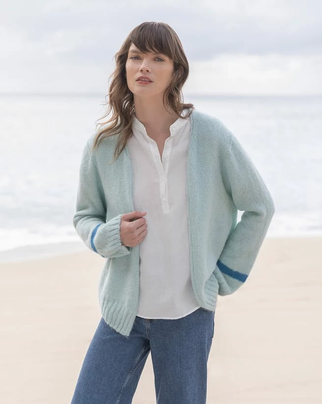 Alpaca Cotton Slouch Cardigan 4 Alpaca Cotton Slouch Cardigan - Image 2