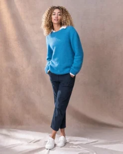 Alpaca Cotton Slouch Sweater -Celtic And Co Sales 125978