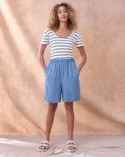 Chambray Shorts -Celtic And Co Sales 128411