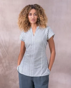 Front Page 24 Cutabout Stripe Tunic