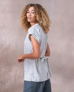 Cutabout Stripe Tunic -Celtic And Co Sales 128953