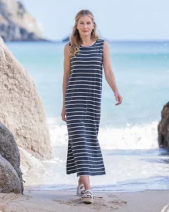 Sleeveless T-Shirt Midi Dress -Celtic And Co Sales 128979 1
