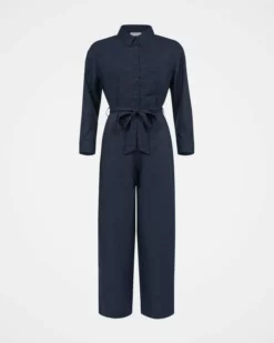 Linen Long Sleeve Jumpsuit 9 Linen Long Sleeve Jumpsuit -Celtic And Co Sales 128997