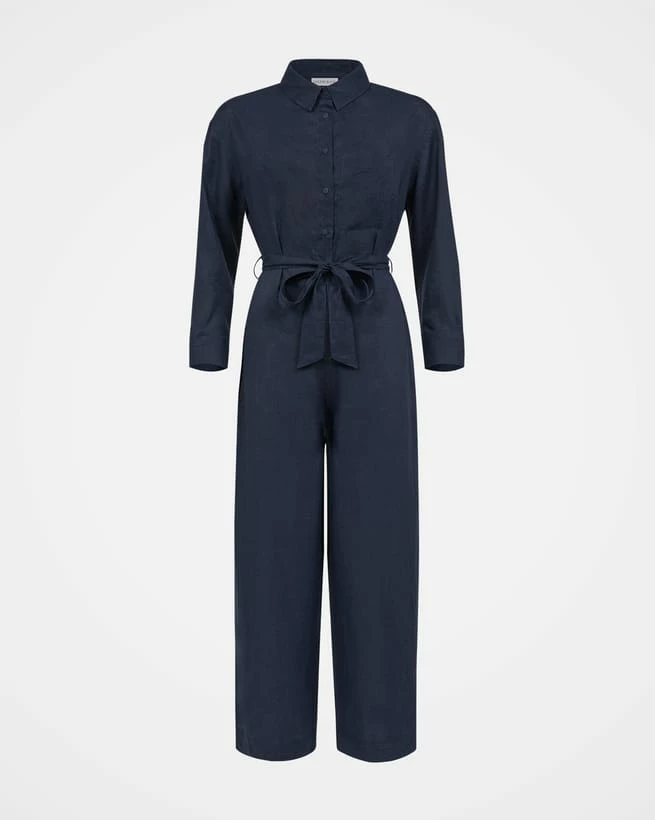Linen Long Sleeve Jumpsuit 6 Linen Long Sleeve Jumpsuit - Image 4