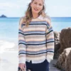 Organic Cotton Pointelle Stitch Sweater -Celtic And Co Sales 131008