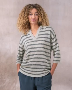 Linen Polo Top -Celtic And Co Sales 134546