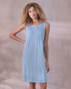 Pintuck Jersey Dress