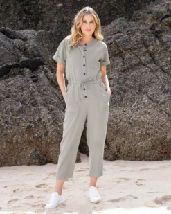 Short Sleeve Jumpsuit