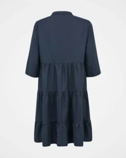 Linen Knee Length Swing Dress 9 Linen Knee Length Swing Dress -Celtic And Co Sales 136889