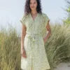 Button Through Knee Length Dress -Celtic And Co Sales 137639