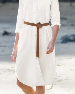 Suede Stud Knot Belt