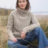 Donegal Cable Turtleneck -Celtic And Co Sales 142080
