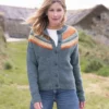Shetland Statement Yoke Cardigan -Celtic And Co Sales 142101