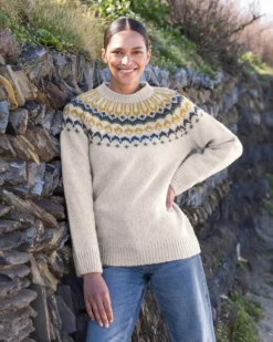 Luxe Fair Isle Sweater -Celtic And Co Sales 142111