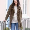 Cheetah Print Shearling Coat -Celtic And Co Sales 142117