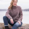 Flecked Diamond Cable Sweater 2 Flecked Diamond Cable Sweater -Celtic And Co Sales 142173