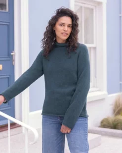 Funnel Neck Sweater -Celtic And Co Sales 142174