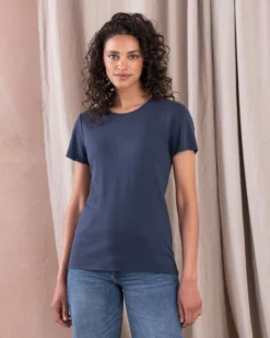 Organic Cotton Short Sleeve Crew Neck T Shirt -Celtic And Co Sales 142208
