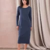 Organic Cotton Scoop Back Midi Dress 1 Organic Cotton Scoop Back Midi Dress -Celtic And Co Sales 142218