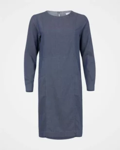 Twill Knee Length Shift Dress 8 Twill Knee Length Shift Dress -Celtic And Co Sales 142354