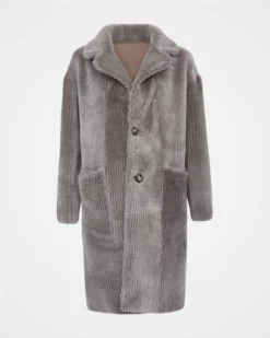 Reversible Corded Shearling Coat 9 Reversible Corded Shearling Coat -Celtic And Co Sales 142390