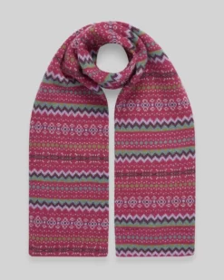 Zig Zag Fair Isle Scarf -Celtic And Co Sales 143954 1