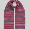 Zig Zag Fair Isle Scarf -Celtic And Co Sales 143954