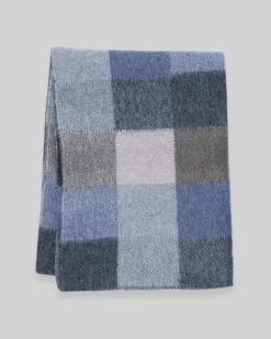 Lambswool Felted Check Scarf -Celtic And Co Sales 143957