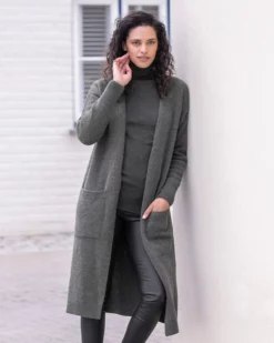 Felted Longline Cardigan