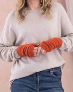 Lambswool Fingerless Mittens -Celtic And Co Sales 145375