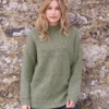 British Wool Pointelle Sweater