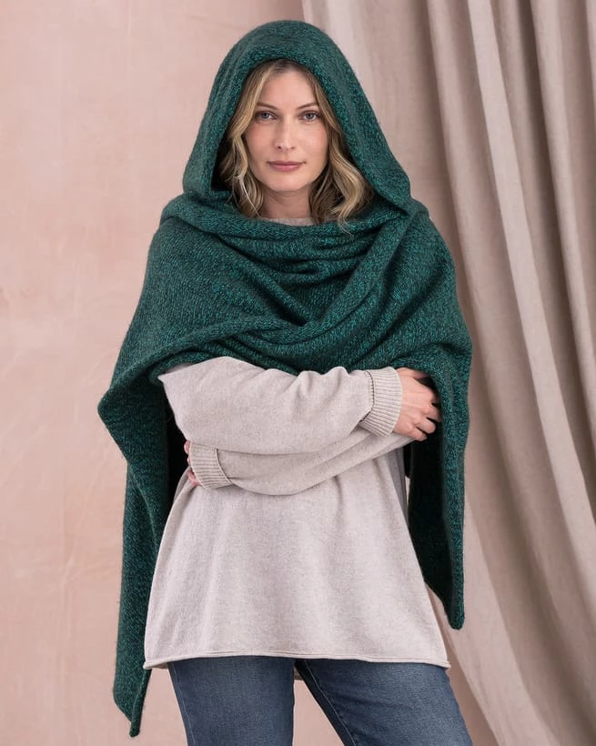 Luxe Hooded Shawl 4 Luxe Hooded Shawl - Image 2